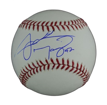 Heisman Trophy Winner Johnny Manziel Single Signed Baseball(PSA/DNA rookie graph)